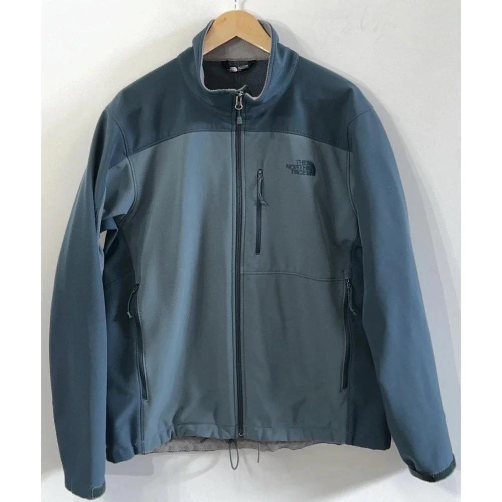 Mens The North Face Windwall Soft Shell Jacket Full Zip Sz Large